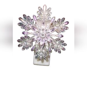 Bath & Body Works Christmas Iridescent Crystal Snowflake Nightlight Plug in